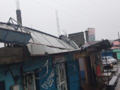 Fuertes lluvias causan destrozos en varias casas en Bata