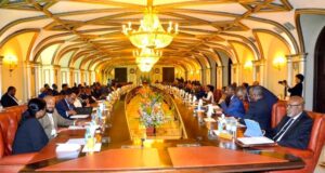 El jefe de estado Obiang Nguema Mbasogo preside el Primer consejo de ministros del 2026