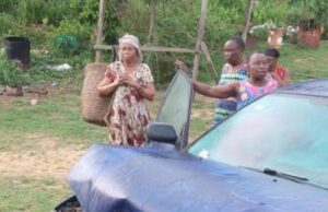 Un accidente en Nsang deja cuantiosos daños y un gran susto entre los vecinos