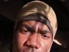 Nguema obiang mangue reacciona con preocupación ante un video de un joven ecuatoguineano en guerra