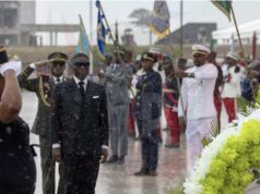 La imagen de Teodoro Nguema Obiang Mangue bajo la lluvia en el 7M conmueve al país