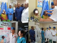 Luz tras la cirugía: pacientes vuelven a ver en Malabo