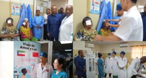 Luz tras la cirugía: pacientes vuelven a ver en Malabo