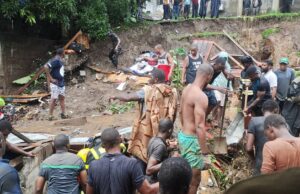 Identifican a los miembros de la familia afectada por el derrumbe en Acrópolis