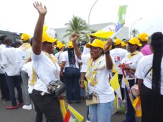 Guinea Ecuatorial da la bienvenida al Papa con fervor, cantos y entusiasmo popular