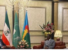 El Presidente de la República recibe al Enviado Especial de la Unión Africana en el Palacio del Pueblo