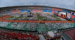 El estadio de Bata: ¿renovación real o imagen puntual por la visita papal?
