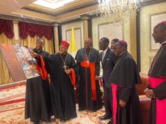 Obiang se reúne con líderes religiosos antes de la llegada del Papa
