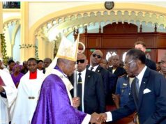 Multitudinario homenaje al Padre Fortunato Nsue Esono en la Catedral de Malabo