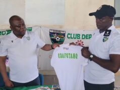 Dvo. Mongomo presenta a Edafetano Princely Paul como nuevo entrenador