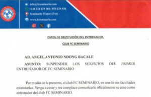 La directiva del equipo Seminario FC fulmina sin precedentes a su entrenador