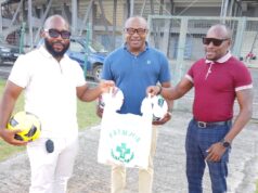 Leoncio Ngua (TOTI) y Federico Tito se unen al llanto de apoyo al Club Deportivo Evinayong