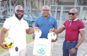 Leoncio Ngua (TOTI) y Federico Tito se unen al llanto de apoyo al Club Deportivo Evinayong