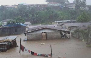 Las fuertes lluvias registradas entre el martes y el miércoles dejan inundaciones en Bata