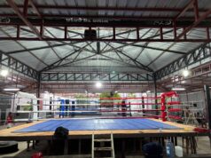El cuadrilátero del Dragón Boxing Club de Bata vuelve a brillar tras un largo proceso de rehabilitación