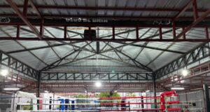 El cuadrilátero del Dragón Boxing Club de Bata vuelve a brillar tras un largo proceso de rehabilitación