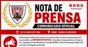 Akonangui denuncia al 15 de Agosto por presunta alineación indebida de jugadores suspendidos