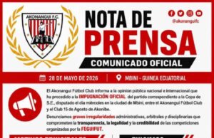 Akonangui denuncia al 15 de Agosto por presunta alineación indebida de jugadores suspendidos