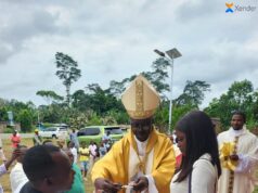 La comunidad cristiana de Nkomidji-Enigaguku inaugura su nueva capilla del Sagrado Corazón de María