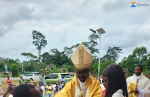 La comunidad cristiana de Nkomidji-Enigaguku inaugura su nueva capilla del Sagrado Corazón de María