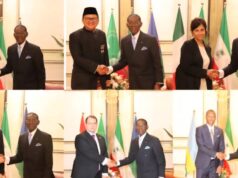 Obiang recibe las Cartas Credenciales de siete nuevos embajadores acreditados en Guinea Ecuatorial