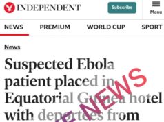 Sanidad niega que exista un caso de Ébola en Guinea Ecuatorial y desmiente una publicación de la prensa británica
