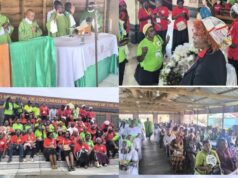 Sesenta y cuatro fieles de la Diócesis de Oyem estrechan lazos con Guinea Ecuatorial en una peregrinación pastoral
