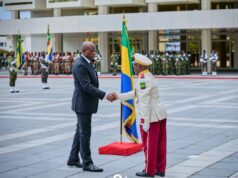 Oligui Nguema encabeza el acto nacional en honor a la bandera