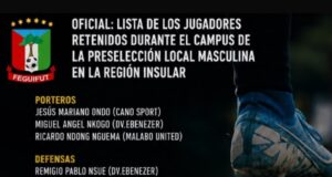 FEGUIFUT oficializa la lista de jugadores retenidos para la preselección masculina en la Región Insular