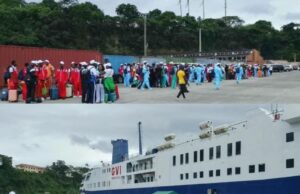 Más de 300 atletas quedan bloqueados en el Puerto de Malabo por falta de seguro