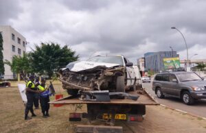 Los agentes de tráfico de Bata evitan una tragedia en el tramo Biyendem – Puerto