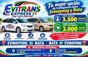 Evinayong-Bata estrena nueva opción de transporte con tarifas más económicas