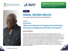 Ángel Ndong, Consejero de la Presidencia del Gobierno:»No se puede mandar al margen de la legalidad»