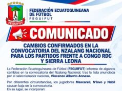 FEGUIFUT anuncia cuatro bajas de última hora y cuatro altas en el Nzalang