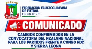 FEGUIFUT anuncia cuatro bajas de última hora y cuatro altas en el Nzalang