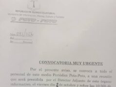 Poto-Poto reúne de urgencia a todo su equipo este viernes