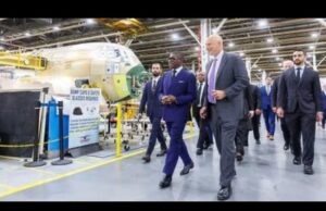 Nguema obiang mangue visita las instalaciones de lockheed martin en estados unidos
