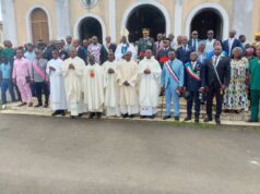 La comunidad cristiana de Evinayong da gracias a Dios por los 58 años de independencia nacional